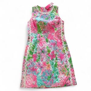 NWT Lilly Pulitzer Colorful Bright Floral Dress - Size 2